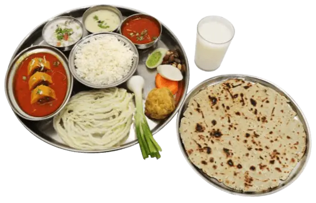 SPECIAL GAVRAN THALI (WITH SWEETS)